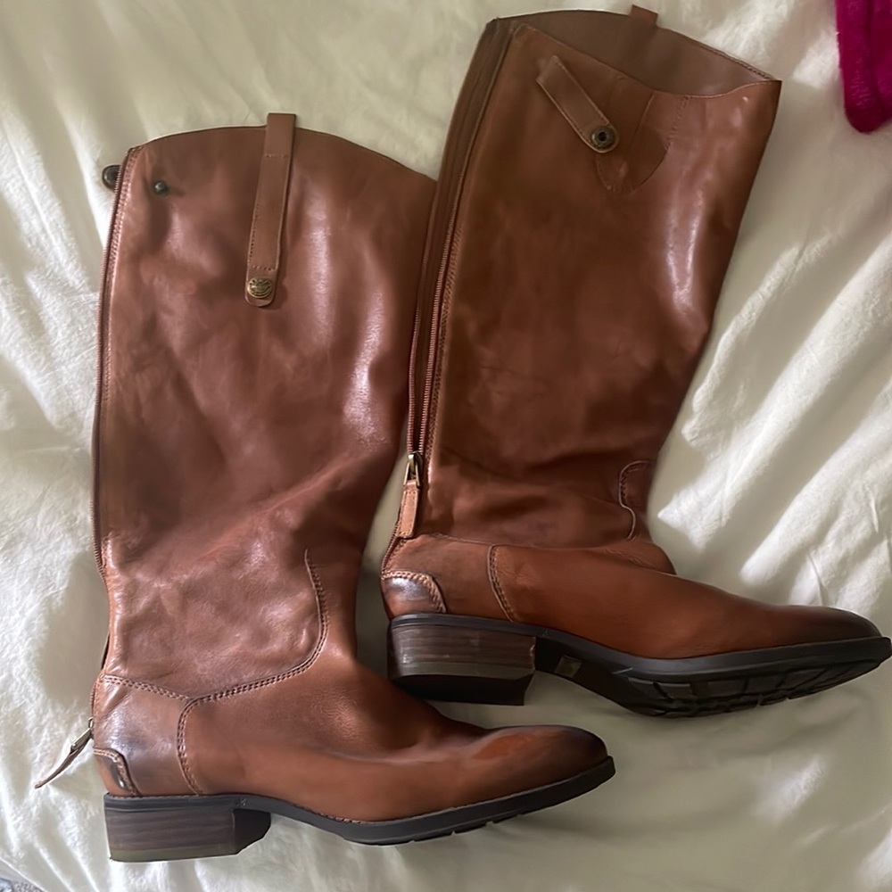 Sam Edelman brown riding boots